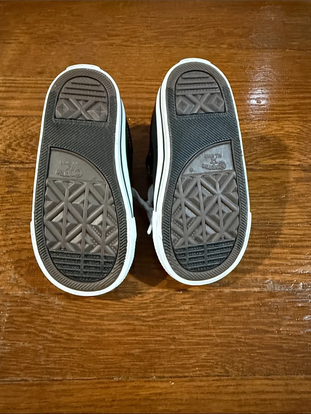 Converse Kids Black and White Low Top Sneakers